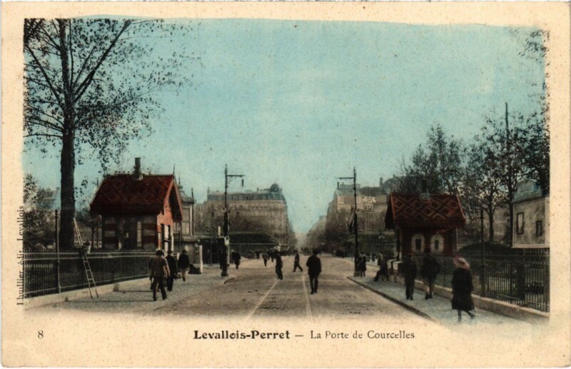 Carte postale ancienne La Porte de Courcelles à Paris 17e