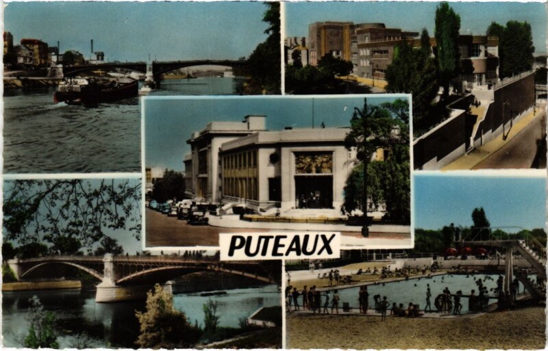 Carte postale ancienne Puteaux souvenir à Puteaux