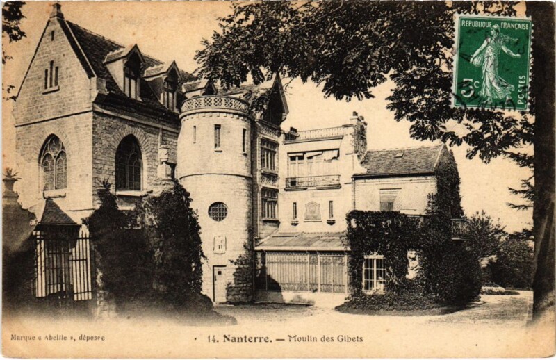 Carte postale ancienne Nanterre Moulin des Gibets à Nanterre