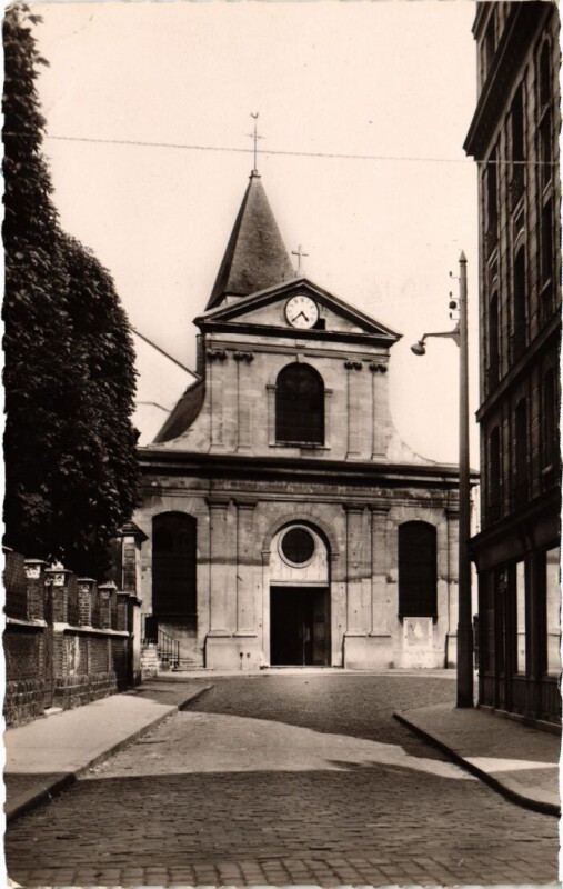 Carte postale ancienne Nanterre Eglise à Nanterre