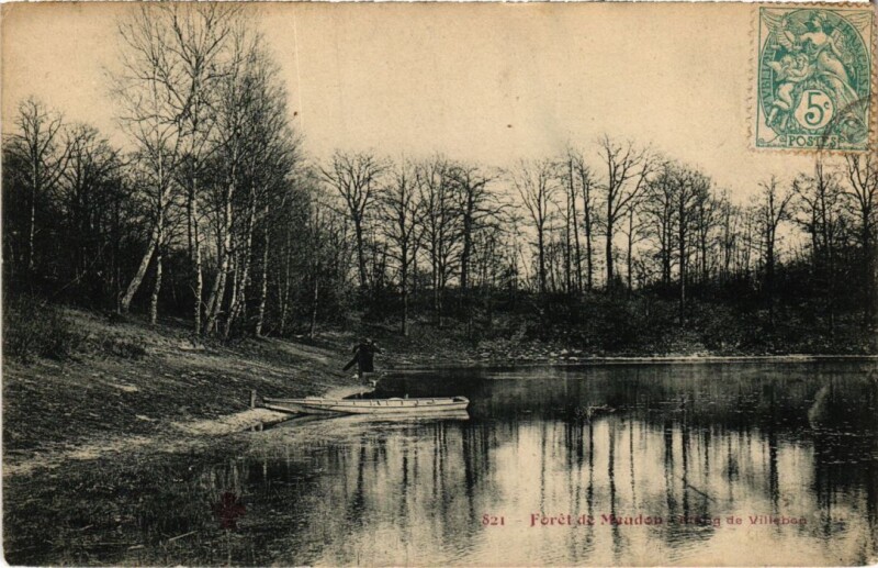 Carte postale ancienne Meudon Etang de Villebon à Meudon