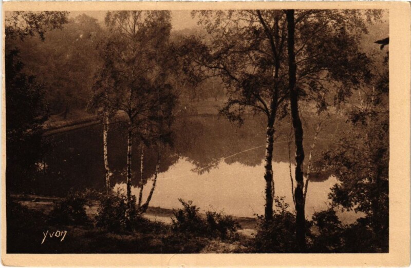 Carte postale ancienne Meudon Etang de Villebon à Meudon