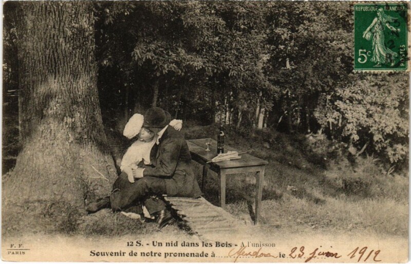 Carte postale ancienne Meudon A l'unisson à Meudon