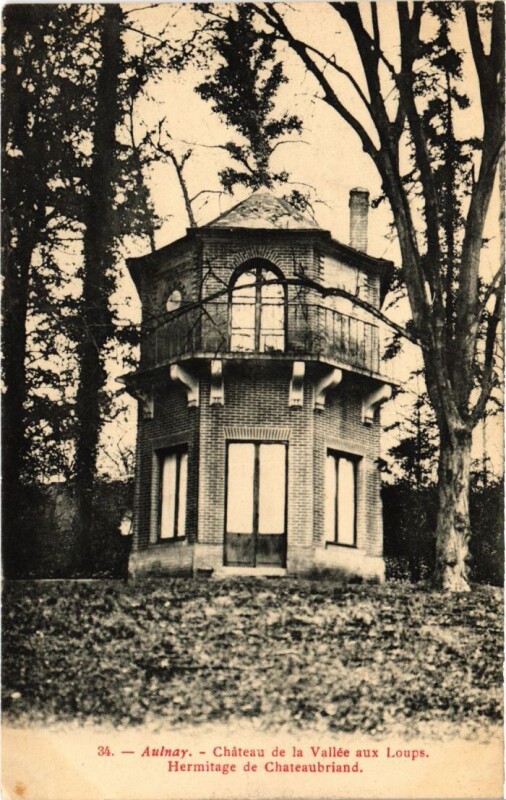 Carte postale ancienne Robinson Chateau de la VAllee aux Loups