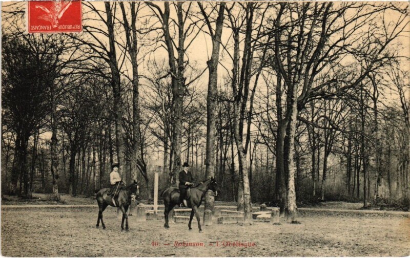 Carte postale ancienne Robinson Obelisque