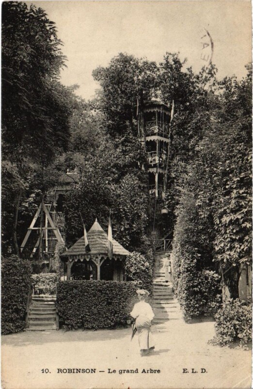 Carte postale ancienne Robinson Le Grand Arbre