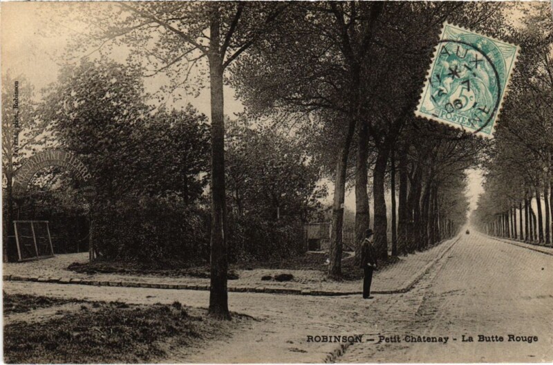 Carte postale ancienne Robinson Petit Chatenay La Butte Rouge