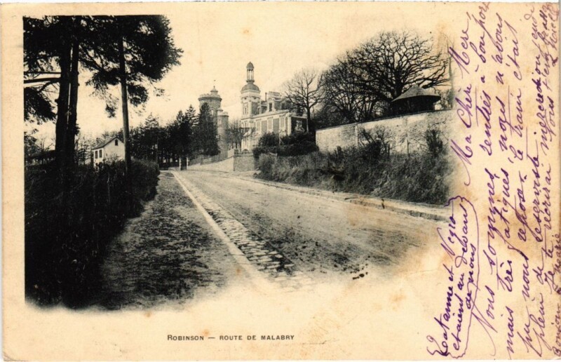 Carte postale ancienne Robinson Route de Malabry