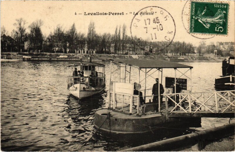 Carte postale ancienne Levallois Perret La Felicite à Levallois-Perret