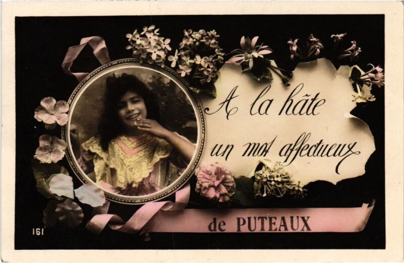Carte postale ancienne Puteaux souvenir à Puteaux