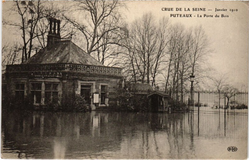 Carte postale ancienne Puteaux La Porte du Bois à Puteaux