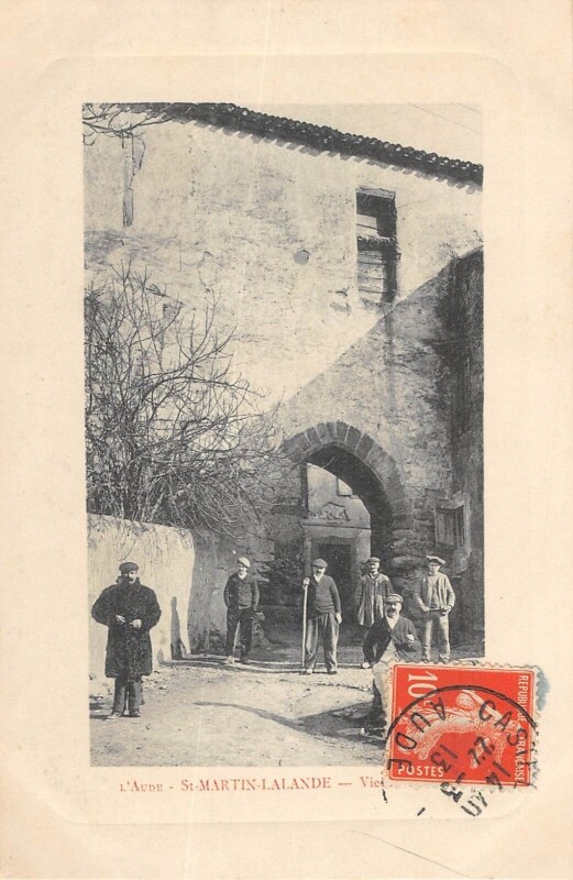 Carte postale ancienne Saint Martin Lalande Vieille Porte à Saint-Martin-Lalande