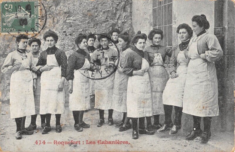 Carte postale ancienne Roquefort Les Cabanieres