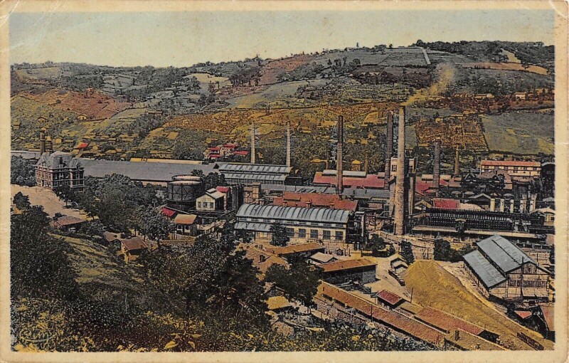 Carte postale ancienne Decazeville Les Usines à Decazeville