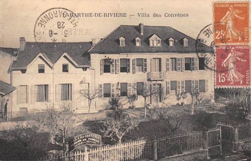Carte postale ancienne Labarthe De Riviere Villa Des Convenes