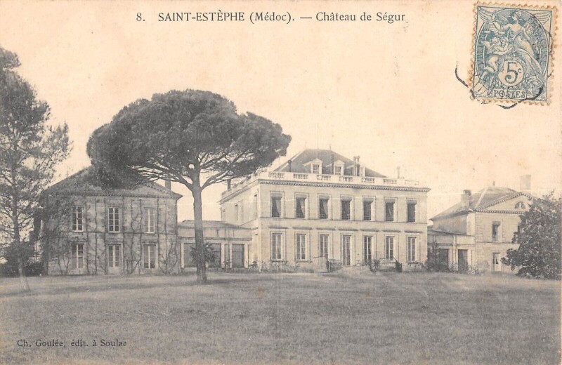 Carte postale ancienne Saint Estephe Chateau De Segur