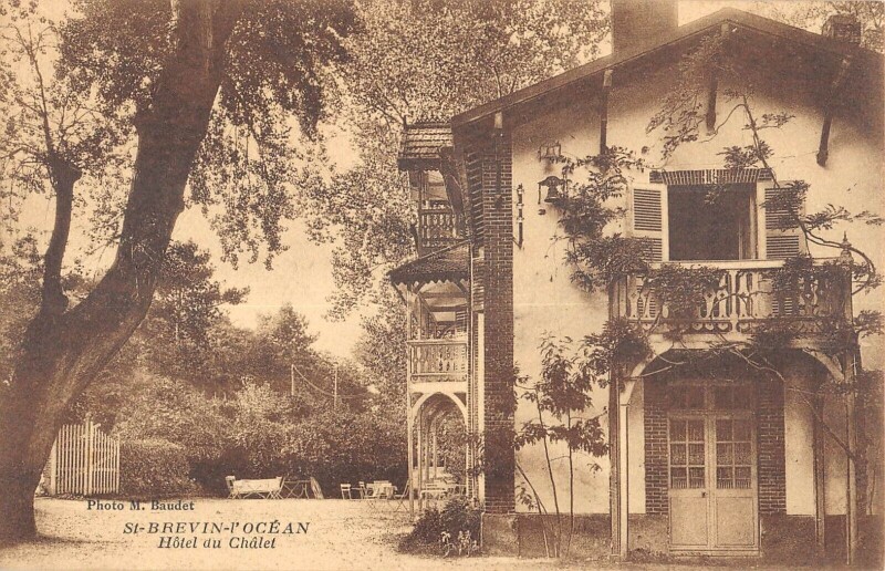 Carte postale ancienne Saint Brevin L'Ocean Hotel Du Chalet
