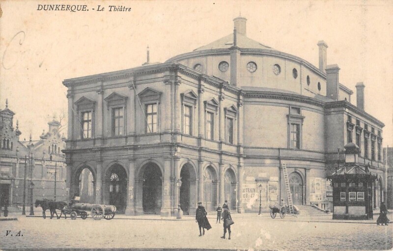 Carte postale ancienne Dunkerque Le Theatre à Dunkerque