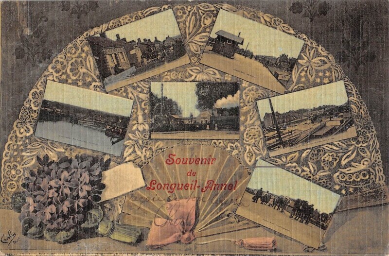 Carte postale ancienne Souvenir De Longueil Annel à Longueil-Annel