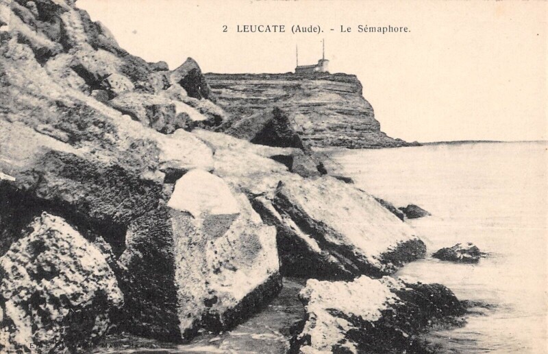Carte postale ancienne Leucate Le Semaphore à Leucate