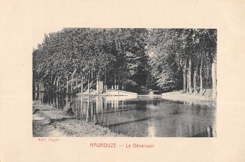 Carte postale ancienne Naurouze Le Deversoir