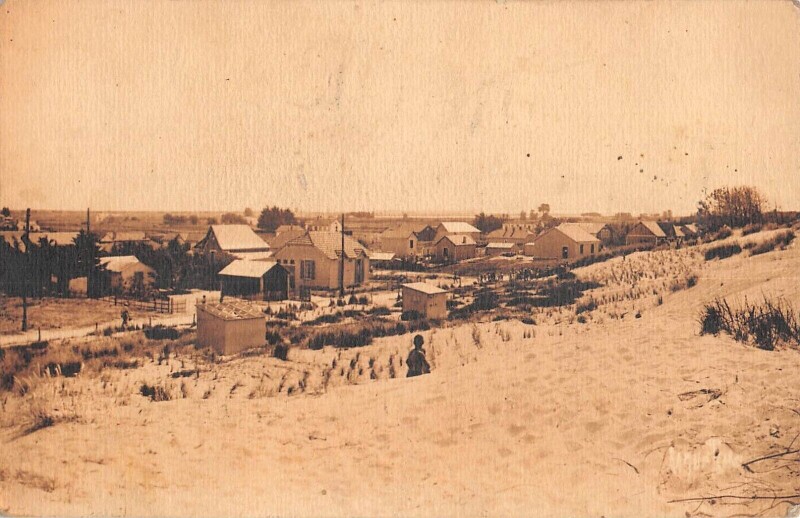 Carte postale ancienne La Faute Du Haut Des Dunes