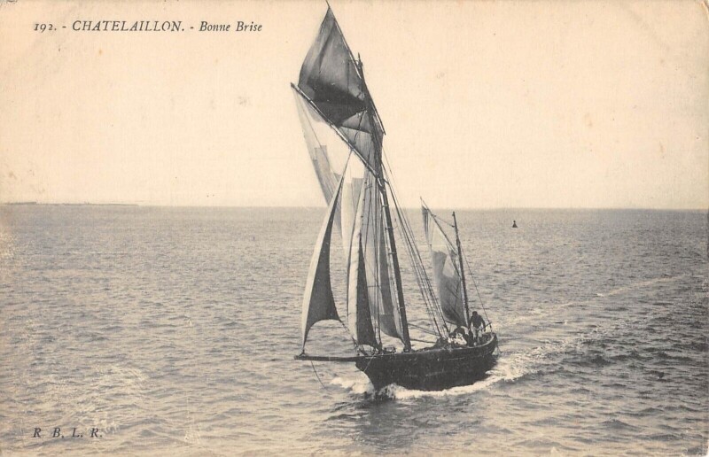 Carte postale ancienne Chatelaillon Bonne Brise