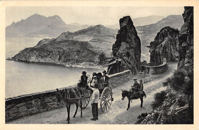 Carte postale ancienne 20 Corse Le Golfe De Porto