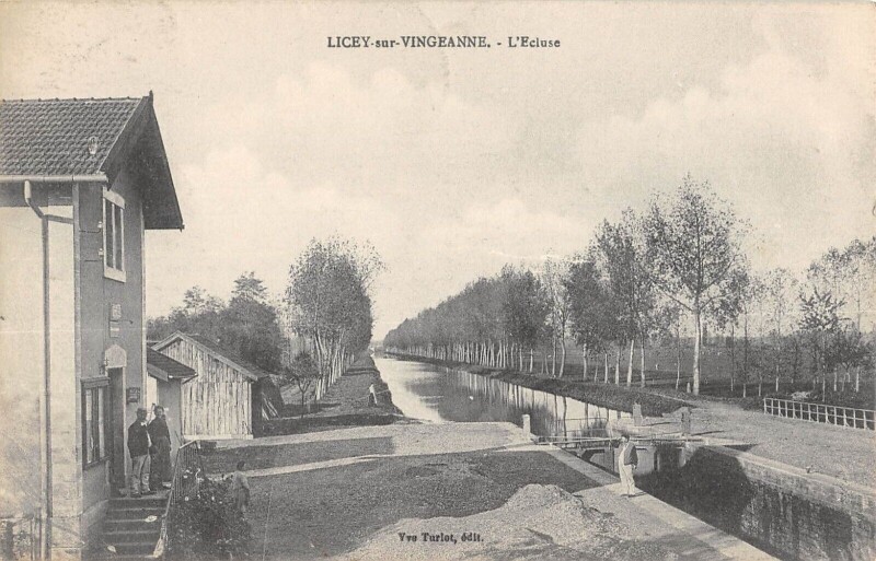 Carte postale ancienne Licey Sur Vingeanne L'Ecluse à Licey-sur-Vingeanne