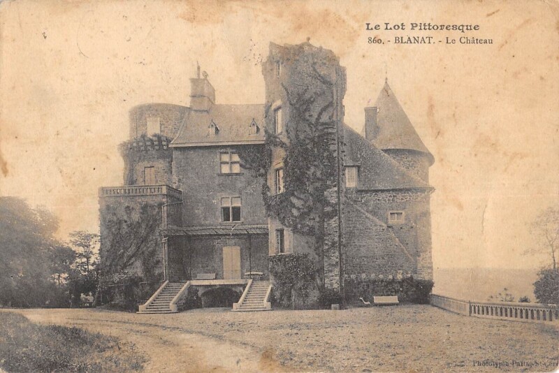 Carte postale ancienne Blanat Le Chateau