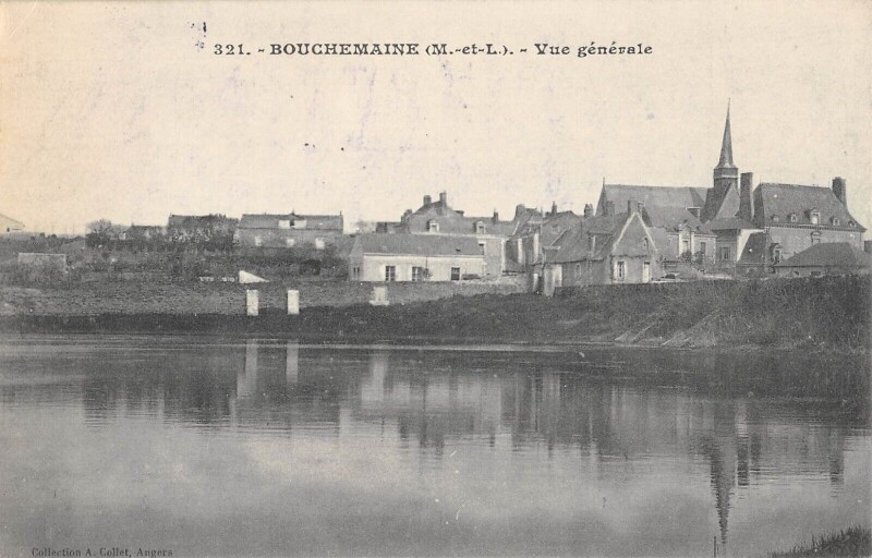 Carte postale ancienne Bouchemaine Vue Generale à Bouchemaine