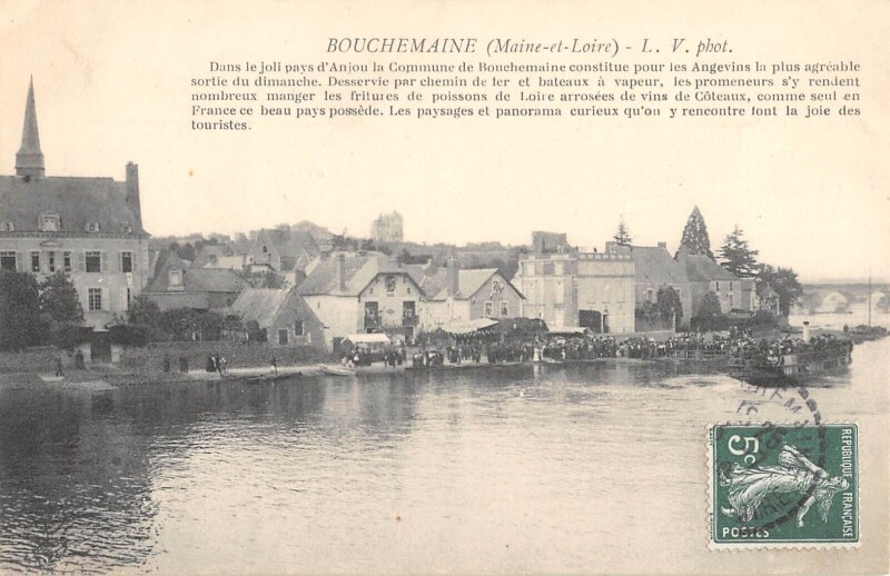 Carte postale ancienne Bouchemaine à Bouchemaine
