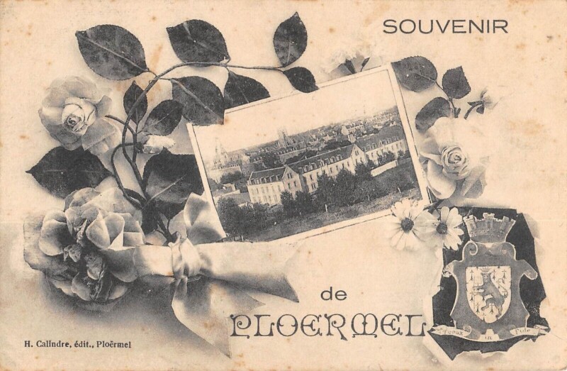 Carte postale ancienne Souvenir De Ploermel