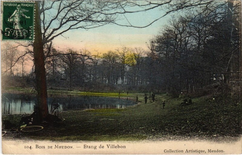Carte postale ancienne Meudon Etang de Villebon à Meudon