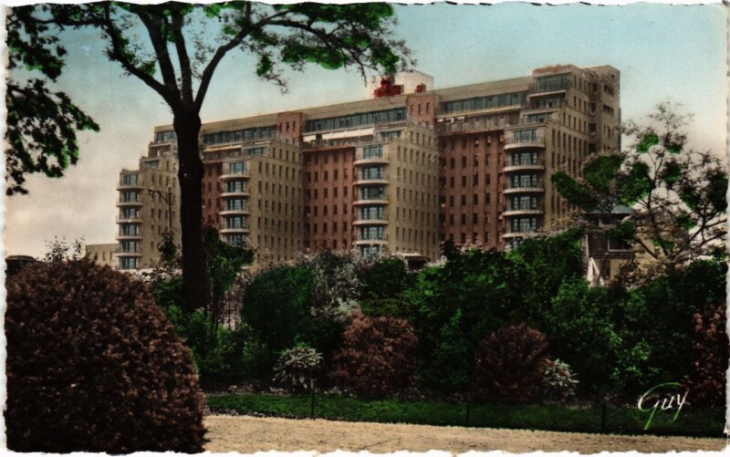 Carte postale ancienne L'Hôpital Beaujon à Clichy
