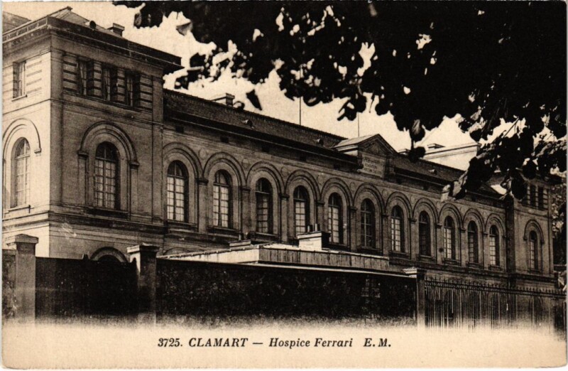 Carte postale ancienne Clamart Hospice Ferrari à Clamart