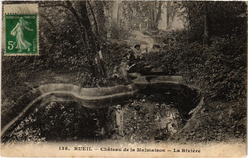 Carte postale ancienne Chateau de la Malmaison La Riviere