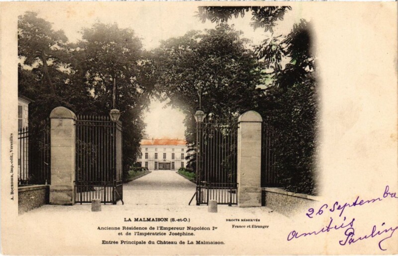 Carte postale ancienne Malmaison Ancienne Residence Napoleon