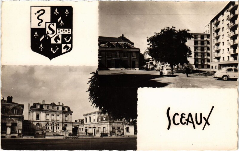 Carte postale ancienne Sceaux souvenir à Sceaux