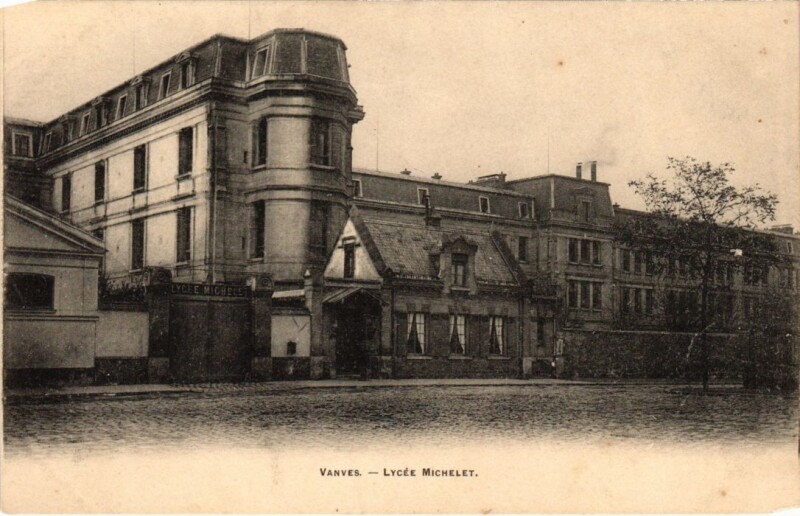 Carte postale ancienne Vanves Lycee Michelet à Vanves