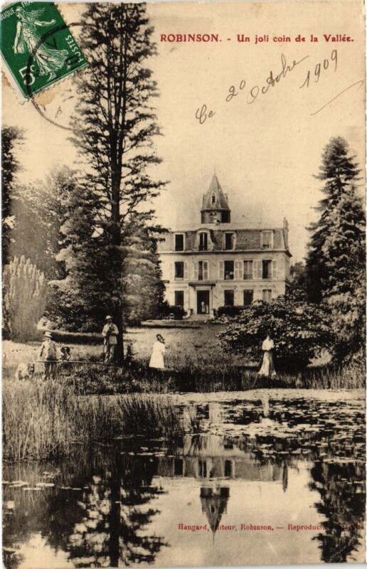 Carte postale ancienne Robinson Un joli coin de la Vallee