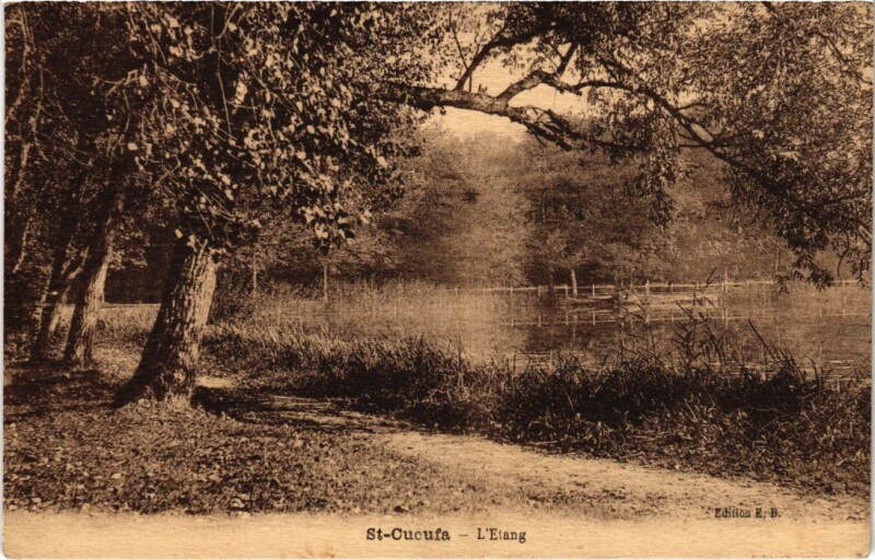 Carte postale ancienne Saint Cucufa L'Etang