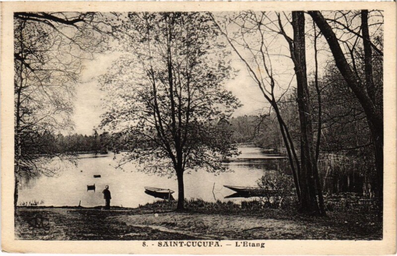 Carte postale ancienne Saint Cucufa L'Etang