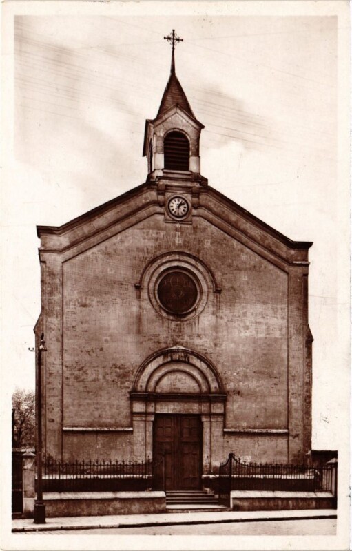 Carte postale ancienne Malakoff Eglise Notre Dame de la Medaille Miraculeuse à Malakoff