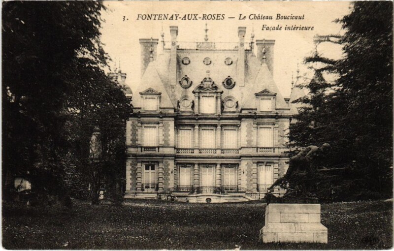 Carte postale ancienne Fontenay aux Roses Chateau Boucicaut à Fontenay-aux-Roses