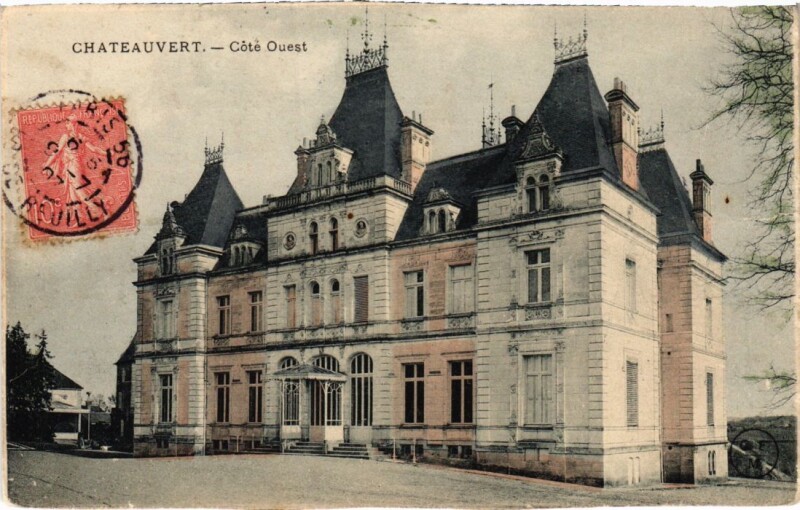 Carte postale ancienne Chateauvert cote ouest