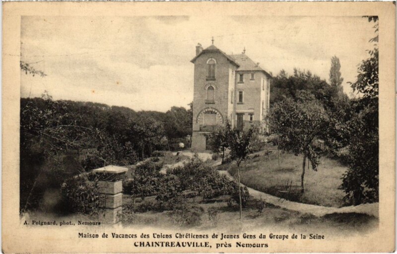 Carte postale ancienne St.Pierre les Nemours Maison de Vacances France à Nemours