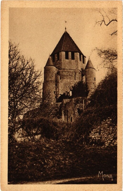 Carte postale ancienne Provins La Tour de Cesar France à Provins