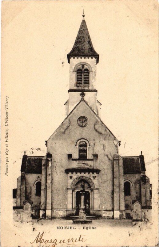 Carte postale ancienne Noisiel Eglise France à Noisiel
