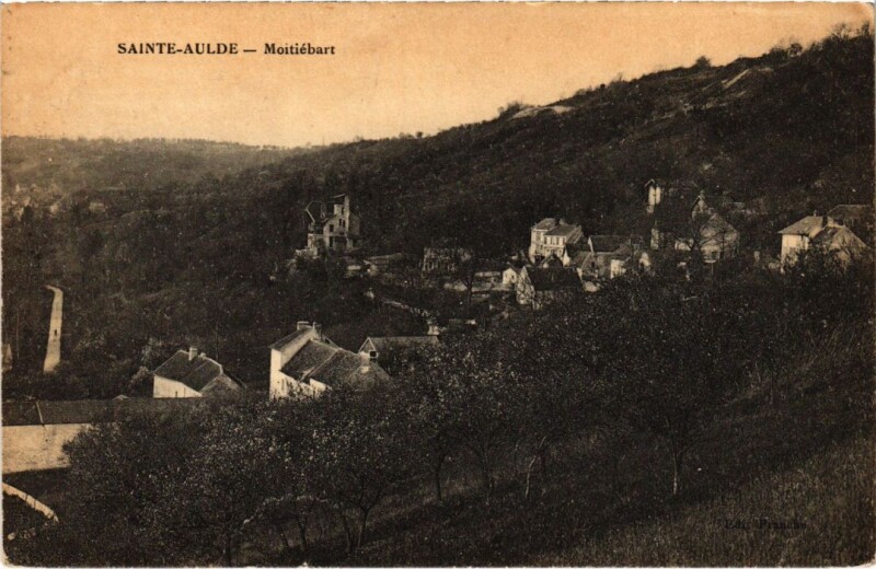 Carte postale ancienne Sainte-Aulde Moitiebart France à Sainte-Aulde